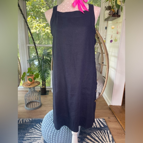 Cynthia Rowley Navy Blue Dress with Shell button detail size small new with tags - Picture 1 of 8